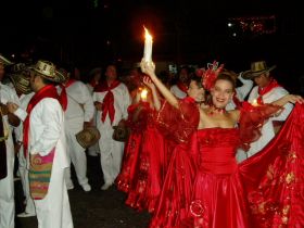 Pollera, worn by woman in red – Best Places In The World To Retire – International Living